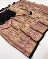 Ajrakh Luxe By Girnar Semi Modal Fancy Saree Wholesale Clothing Suppliers In India
